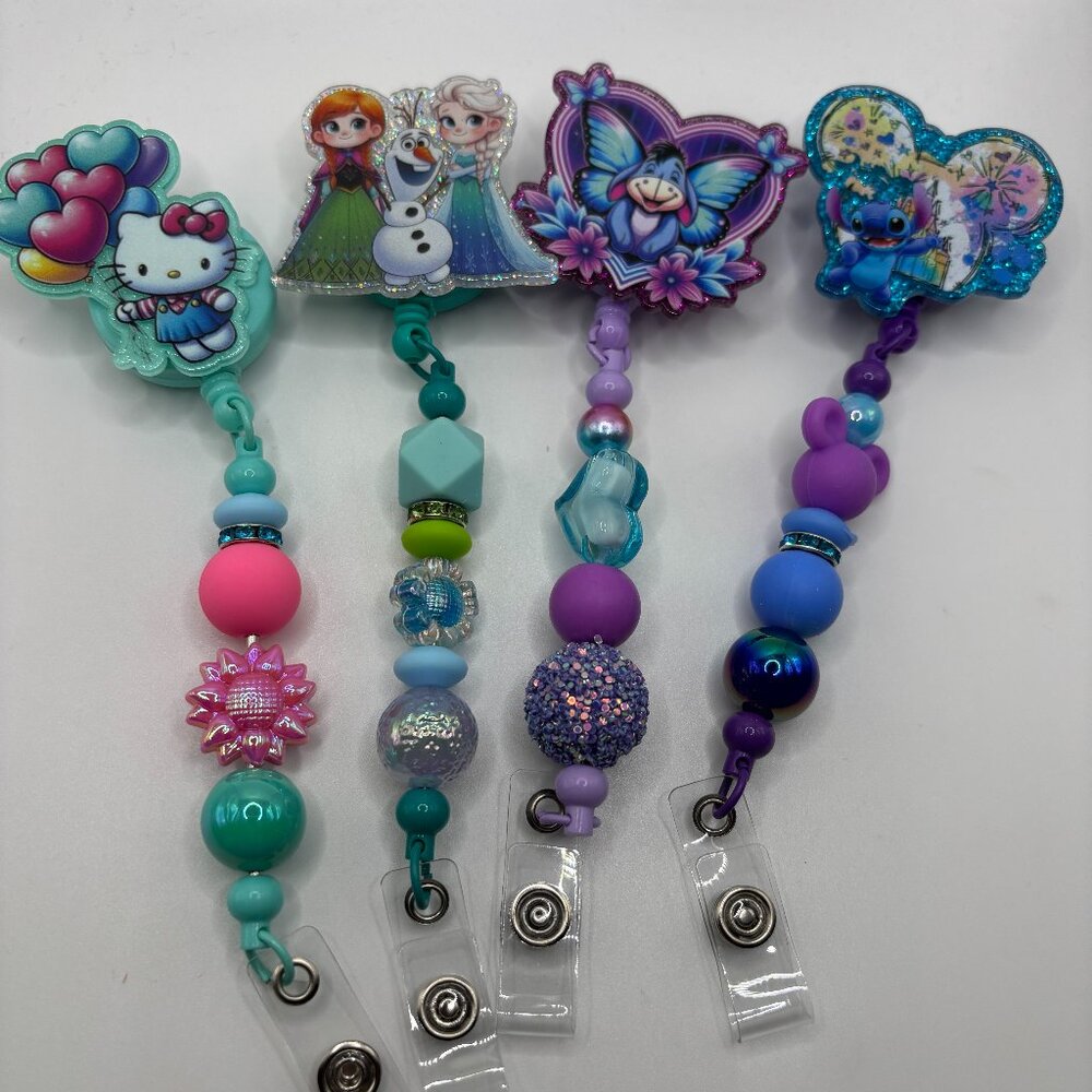 Beaded Badge Reels